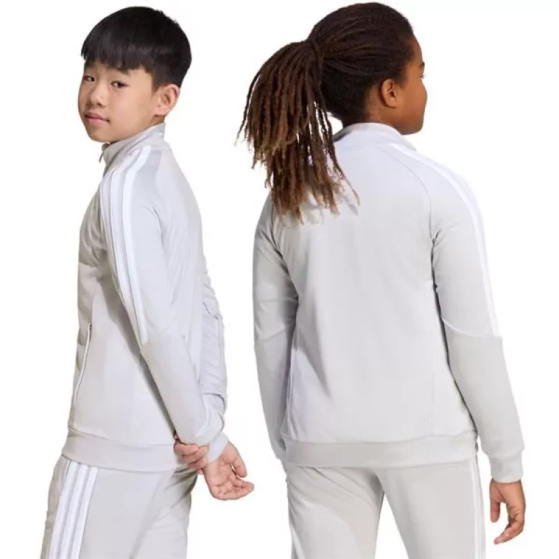 Sudadera de entrenamiento adidas Tiro 26 League Training para niños gris claro JY7198 152cm