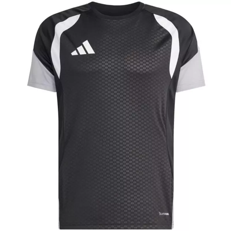 Camiseta de entrenamiento adidas Tiro 26 Competition hombre negro-gris-blanco JX4254 S