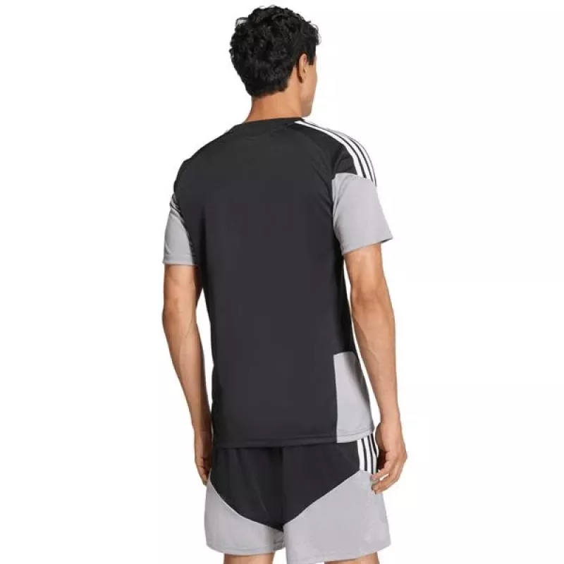 Camiseta de entrenamiento adidas Tiro 26 Competition hombre negro-gris-blanco JX4254 S