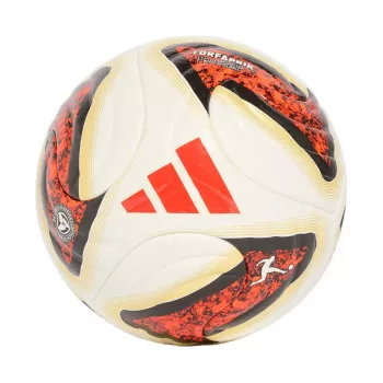 Balón adidas Bundesliga 26/27 Torfabrik Pro blanco-naranja-oro KG6037 5