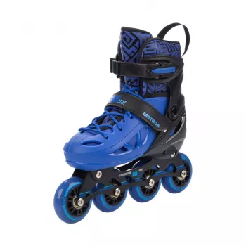 Patines en línea para niños Meteor Loky, negro-azul, talla 30-33