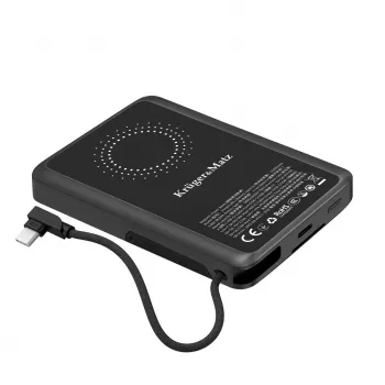 Batería externa KRUGER & MATZ KM0916 10000 mAh con Quick Charge 3.0 y Power Delivery 3.0, negro