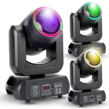 LIGHT4ME MH BEAM 150 RING cabezal móvil beam con anillo RGB