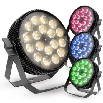 LIGHT4ME ALU TETRA RGBW PAR 18x10W foco para iluminación de escenario