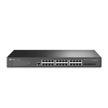 Switch de red TP-Link JetStream TL-SG3428X Managed L2+/L3 Gigabit Ethernet (10/100/1000) 1U negro