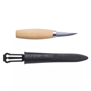 Cuchillo Morakniv Wood Carving 120 de acero laminado