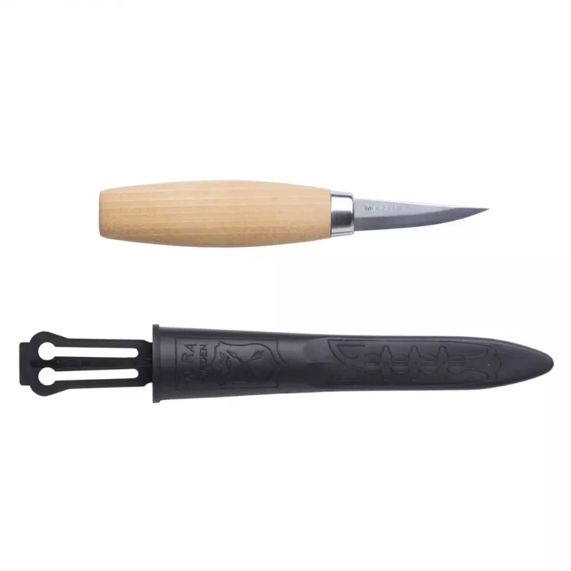 Cuchillo Morakniv Wood Carving 120 de acero laminado