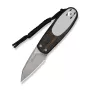 Cuchillo Civivi Purr Nitro-V naranja negro y blanco G10