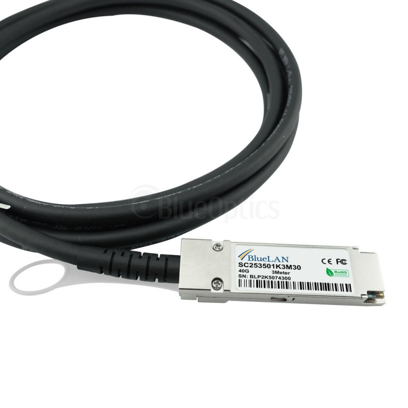 BlueOptics Extreme Networks 40G-DACP-QSFP4SFP3M BlueLAN QSFP DAC SC253501K3M30