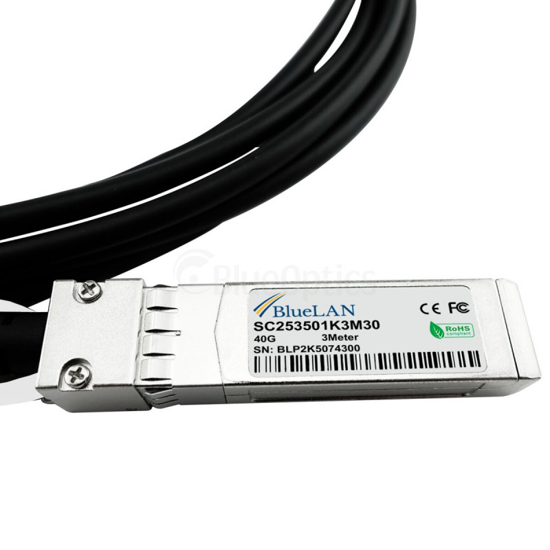 BlueOptics Extreme Networks 40G-DACP-QSFP4SFP3M BlueLAN QSFP DAC SC253501K3M30
