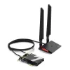 TP-Link Archer TBE550E WiFi 7 Bluetooth 5.4 adaptador BE9300 tribanda, PCI Express, 2 antenas externas