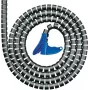 HellermannTyton 161-64301 Spiralflex SFPP tubo espiral, polipropileno, negro, 10 mm de diámetro exterior, 25 m de longitud, -60 a 110 °C