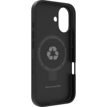 dbramante1928 Iceland Ultra Funda trasera para Apple iPhone 17 – Negro – Compatible con MagSafe con kickstand y protección D3O IUK3CL006712