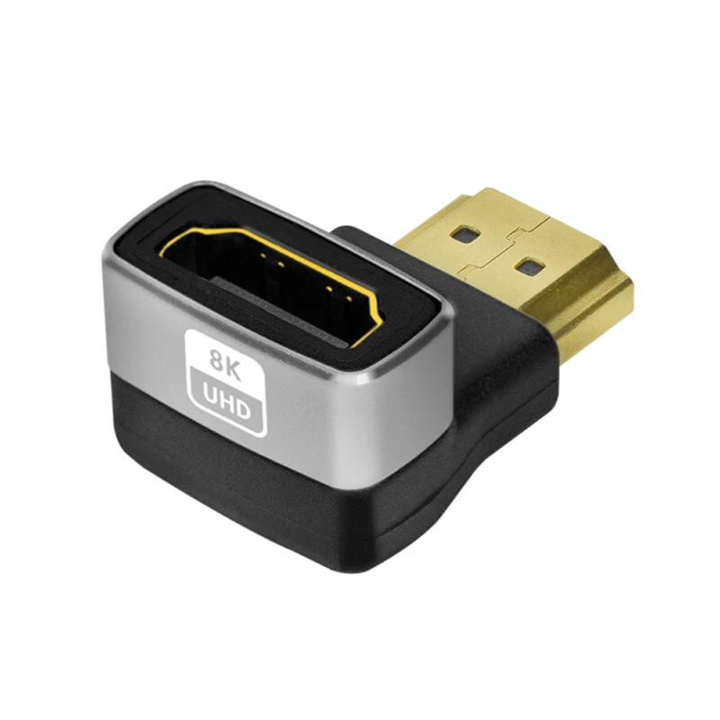 LogiLink AH0005A adaptador HDMI 8K 90° conector macho a conector hembra 48 Gbps negro