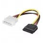EXSYS cable de alimentación S-ATA 1 x 4 pines a 1 x 15 pines, 15 cm (EX-K3610)