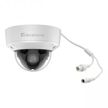 LevelOne FCS-3461 cámara IP domo 2MP zoom 4x H.265 PoE interior/exterior