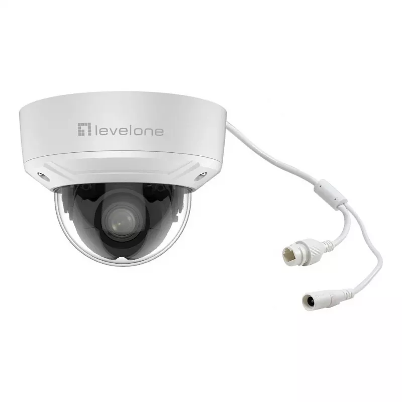 LevelOne FCS-3461 cámara IP domo 2MP zoom 4x H.265 PoE interior/exterior
