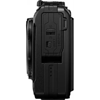 OM System Tough TG-7 cámara compacta resistente negra, 12 MP, vídeo 4K, sumergible 15m