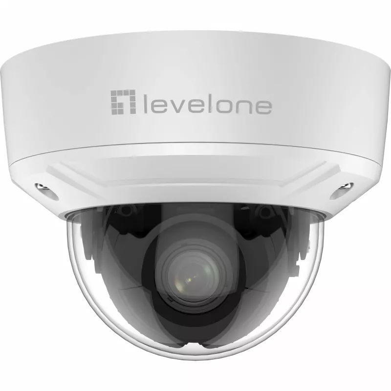 LevelOne FCS-3616 cámara IP domo exterior 6MP con IR, PoE, H.265