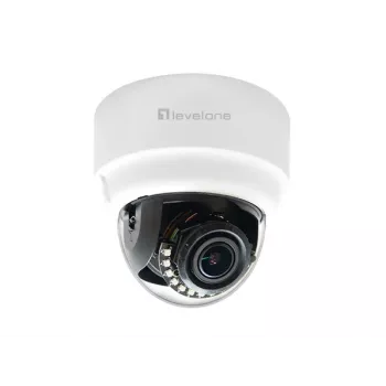 LevelOne FCS-3303 cámara IP domo 3MP con PoE, visión nocturna IR, IP66 IK10