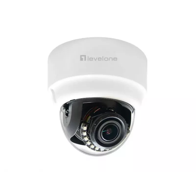 LevelOne FCS-3303 cámara IP domo 3MP con PoE, visión nocturna IR, IP66 IK10