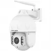 FOSCAM SD8P cámara exterior con giro/inclinación y Wi-Fi, 8MP 4K, zoom óptico 4x, IP66, blanca