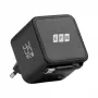 EFB Elektronik G352CE cargador de pared GaN USB-C 35W con cable retráctil de 0,7m, PD3.0 y QC3.0, negro