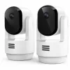 Arlo Essential 3 cámara de vigilancia interior 2K con giro/inclinación y zoom (pack de 2, blanca)