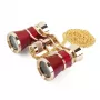 Braun prismáticos Opera 3x25 Gold/Burgunder