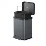 Hailo Öko uno Plus M cubo de pedal 12L gris oscuro mate 6192700