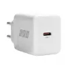 EFB Elektronik G301CE cargador de pared GaN USB-C de 30W con cable USB-C de 2m, blanco