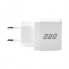 EFB Elektronik G301CE cargador de pared GaN USB-C de 30W con cable USB-C de 2m, blanco