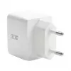 EFB Elektronik G301CE cargador de pared GaN USB-C de 30W con cable USB-C de 2m, blanco
