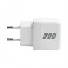 EFB Elektronik G201CE cargador de pared GaN USB-C de 20W con cable USB-C de 2m, PD3.0 y QC3.0, blanco