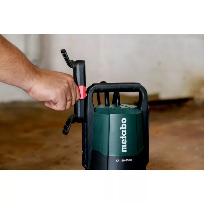 Metabo KP 160-35 SF bomba combinada sumergible/de presión 500 W, 16000 l/h, 7,5 m, partículas 35 mm, cable de 10 m, negro/verde 601792000
