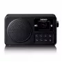 Lenco PDR-033BK radio portátil DAB+/FM con Bluetooth y batería recargable - negro