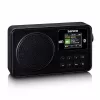 Lenco PDR-033BK radio portátil DAB+/FM con Bluetooth y batería recargable - negro