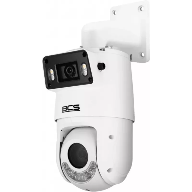 BCS LINE cámara IP PTZ 4MP con zoom óptico 5x, 50m IR, PoE, IP66, AI SMD Plus