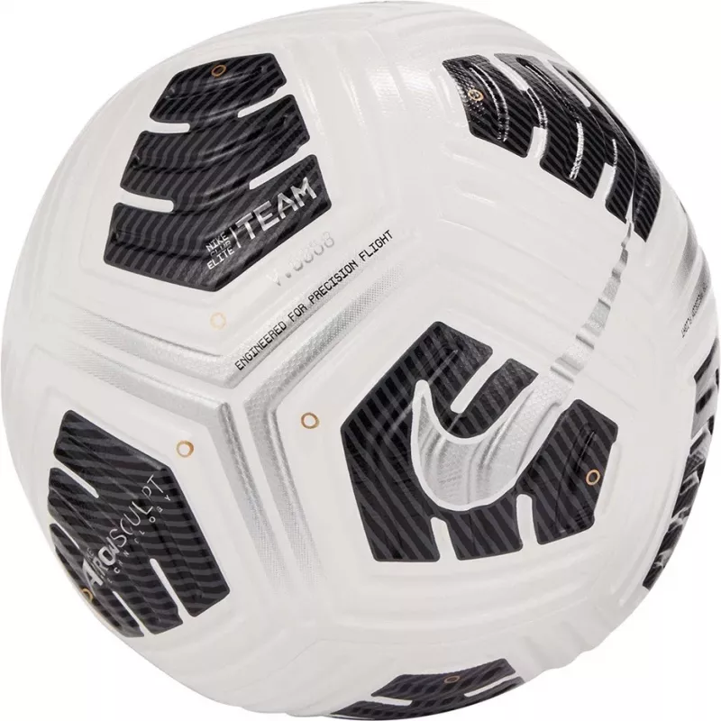 Nike Club Elite Team balón de fútbol blanco-negro-plata CU8053 100