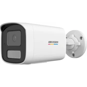 Hikvision DS-2CD1T47G3-LIU(4mm) cámara IP tipo bala 4MP ColorVu Lite con luz blanca, micrófono integrado, IP67, PoE