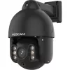 Foscam SD8EP cámara exterior con giro/inclinación y PoE, 8MP 4K, zoom óptico 4x, IP66, negro