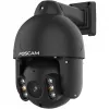 Foscam SD8EP cámara exterior con giro/inclinación y PoE, 8MP 4K, zoom óptico 4x, IP66, negro