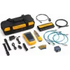 Fluke Networks LinkIQ Duo Kit de comprobador de cables y redes Ethernet industrial con adaptadores M12, PoE, hasta 10 Gb/s, Li-Ion, CAT 3-8 6029135