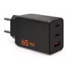 UAG SRGE Cargador de pared GaN 65W - 2x USB-C, 1x USB-A, negro