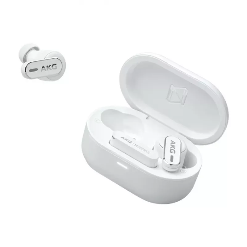 Auriculares inalámbricos AKG N5 Hybrid con cancelación de ruido in-ear blancos Bluetooth 5.3