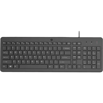 Teclado HP 150 con cable turco Q USB negro 664R5AA#AB8