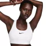 Nike Swoosh Sujetador deportivo de sujeción media Blanco XL