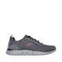 Skechers Track Leshur zapatillas de entrenamiento hombre, gris antracita/naranja, EU 44
