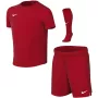 Conjunto de fútbol para niños Nike Dri-FIT Park VIII, University Red/blanco, talla S