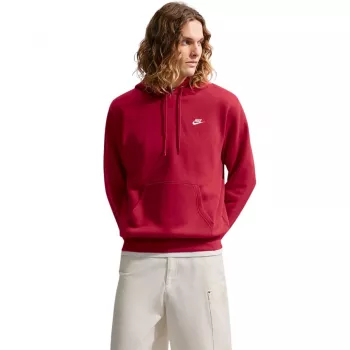 Nike Club Fleece hombre hoodie University Red 2XL